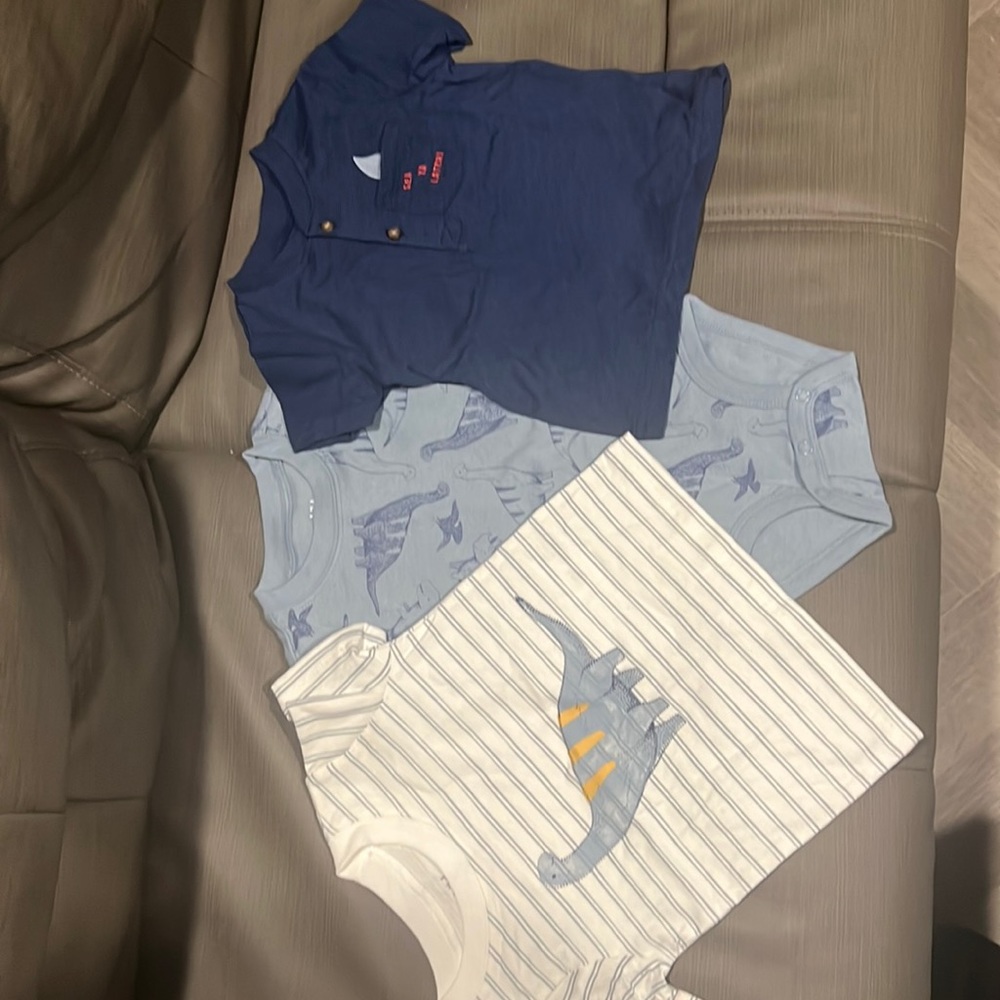 Set of three brand new 12 month clothes